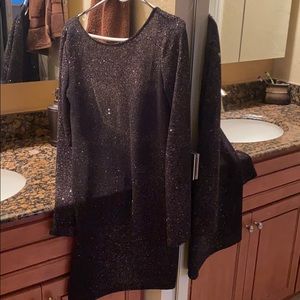 Black sparkle dress